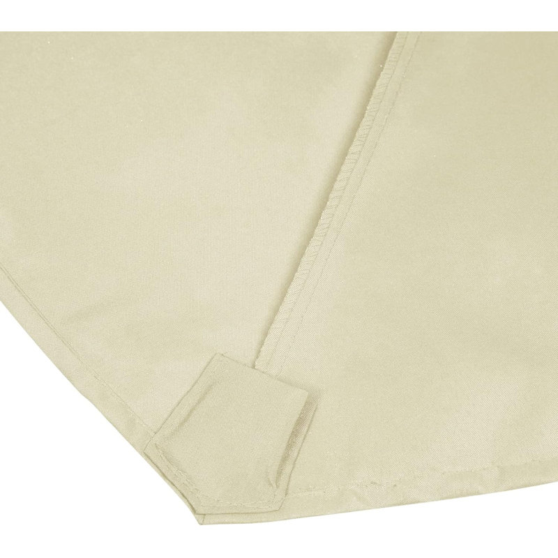 Auvent de remplacement pour parasol de patio 9 pi, Marron clair