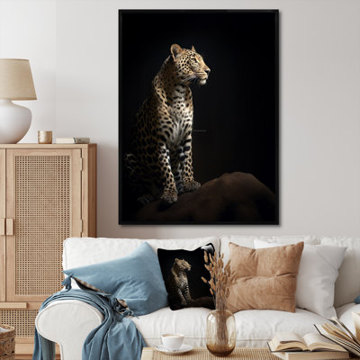 Superbe Portrait de faune léopard I - reproduction sur toile