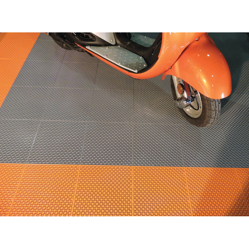 Carreaux de sol intérieur / extérieur à verrouillage Quix Tile, Chrome poli