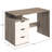 Athenea Computer Desk - Contemporary Desk with Attached 3-Drawer File Cabinet - For Home Office, Bedroom, Computer, or Craft Table