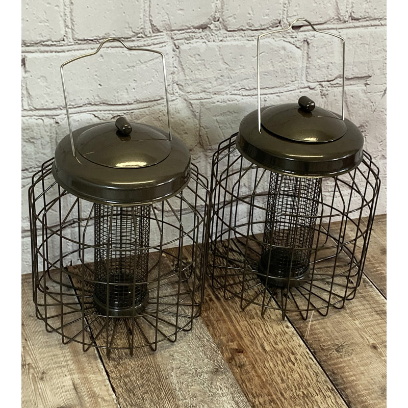 Elof Metal Hanging Tube Bird Feeder