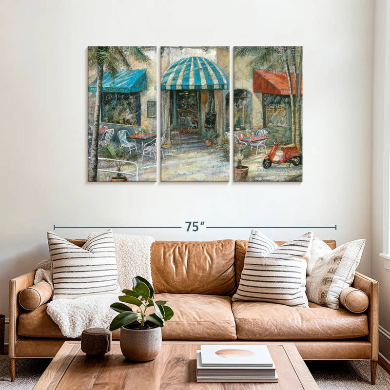 Lilie Christine's South Beach Cafe, 36" H x 57" W