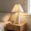 Ensemble de 2 lampes de table en résine blanche H 22,75 "avec ports USB A & C pour table de chevet-133591500
