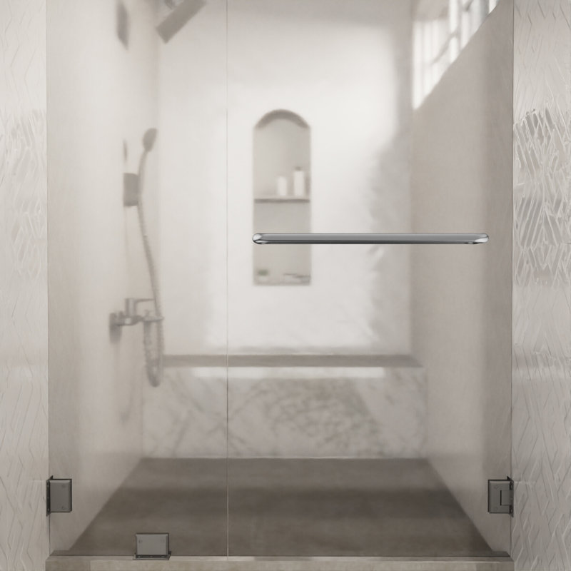 Porte-serviettes de douche tubulaire standard d'un centre à l'autre de 24 pouces Brixwell TB-24BTB-SA sans rondelles Satine