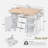 Caye Wood Kitchen Cart-103379000