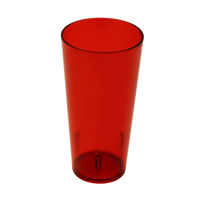 GET Gobelets de restaurant en plastique robustes, 20 onces, ambre (ensemble de 12)