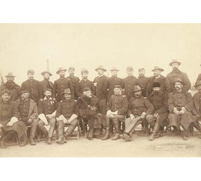 « the combat 7e officiers » par john c.h. grabill, reproduction de photo