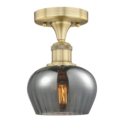 Hayons Glass Semi Flush Mount