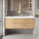  Angela 60 inch Fully Assembled Double Floating Bathroom Vanity with Solid Surface Sink