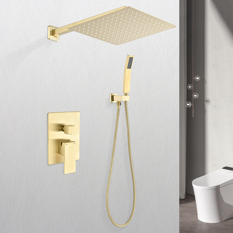 Tête de douche murale luxueuse 10 pouces