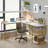 L-Shaped Metal Base Computer Desk-965506815-965506807