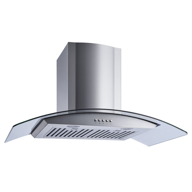 Hotte murale convertible en acier inoxydable 36 pouces 400 CFM W101C Series
