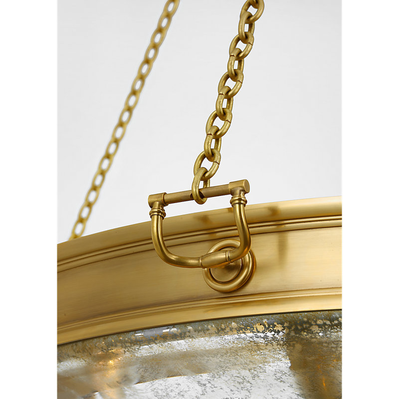 Quinn 28" Chandelier by Marie Flanigan, Soft Brass, 9 Lights
