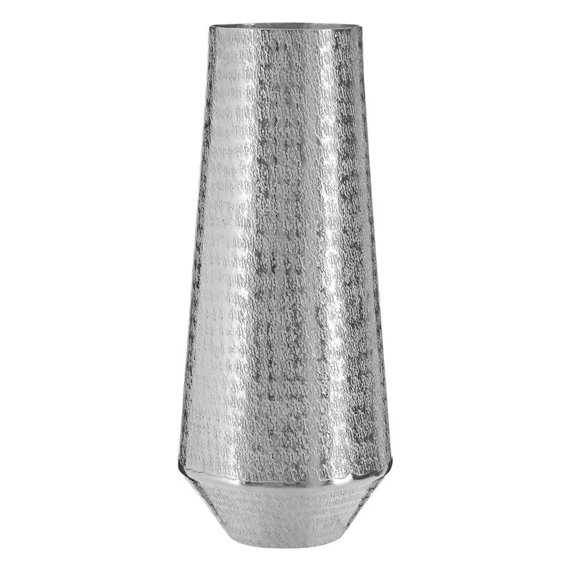 Byblos Metal Table Vase, 42cm H x 18cm W x 18cm D