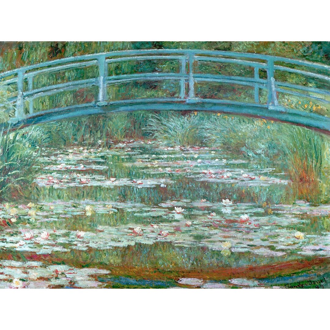 Leinwandbild Seerosenteich von Claude Monet