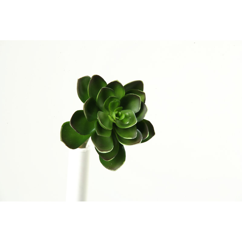 Faux Echeveria Stem, 5" H x 3.5" W x 3.5" D