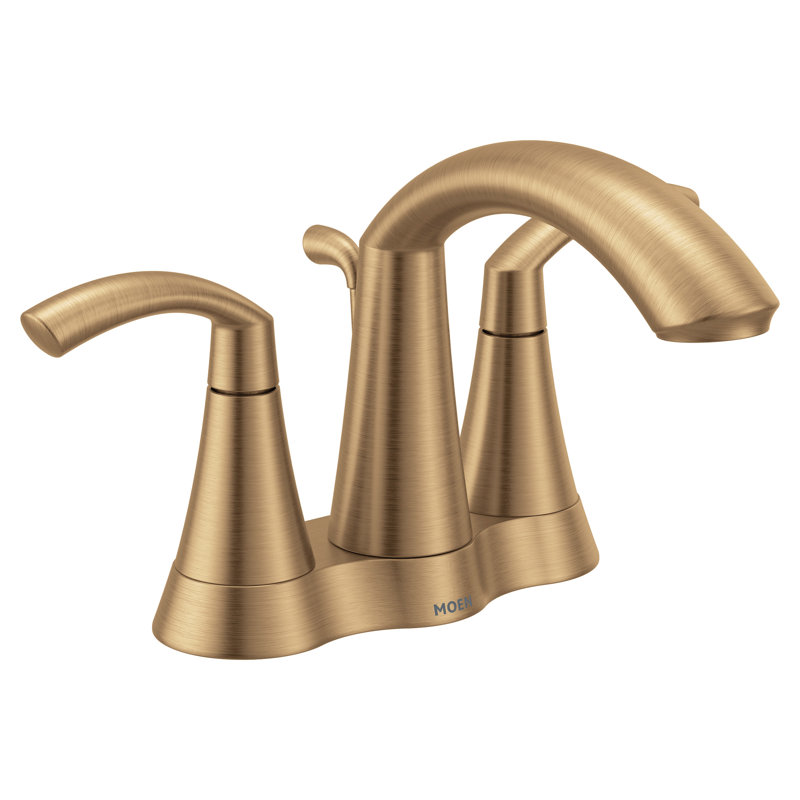Moen Glyde Two-Handle High Arc Centerset Bathroom Faucet
