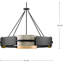 Luminaire suspendu cylindrique à 6 lumières Shalie