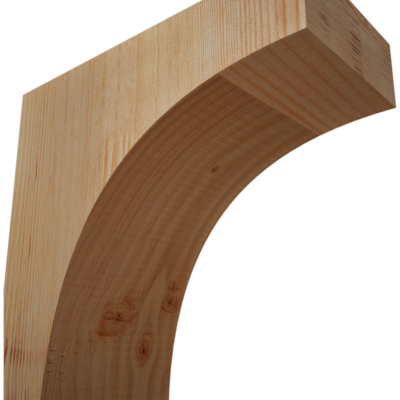 Queue de chevron lisse Huntington, Sapin de Douglas, H 12 po x l 5 1/2 po x L 12 po