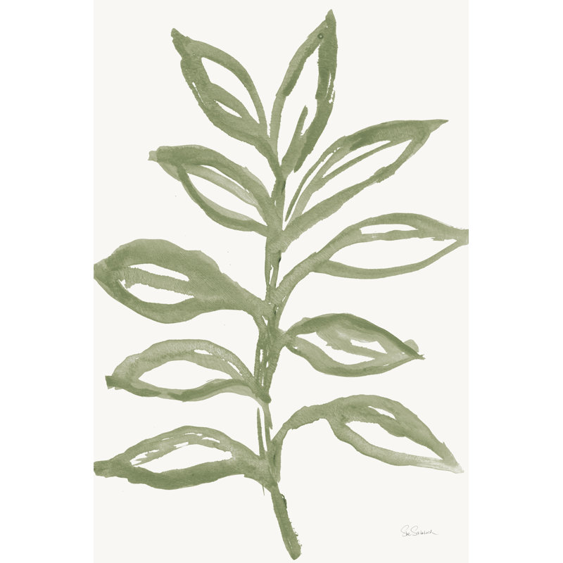 Nature In Sage II by Sue Schlabach - Wrapped Canvas Painting, 30cm H x 20cm W x 3.8cm D