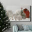 Larenza Festive Barn - reproduction d'art sur toile tendue-1783279248