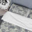 Cachemire gris floral - ensemble de housse de couette abstrait - microfibre de polyester-1022102655