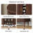 24 Pair Shoe Storage Cabinet, 31.5 Inch 6-Tier Shoe Cabinet with Adjustable Shelves & Sliding Doors, Mid-Century Modern Freestanding Shoe Storage Organizer for Entryway, Hallway, Living Room-103896335-101295443