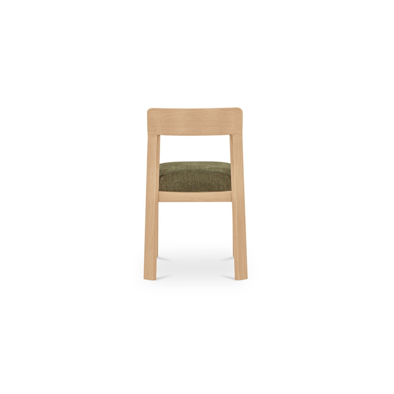 Oli Dining Chair Dark Green-Set of Two, Green
