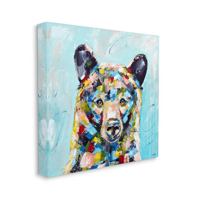 «Blue Toned Modern Bear», art mural par Jen Seeley