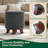 Upholstered Storage Ottoman Bench Button Tufted Round Ottoman Footrest Stool for Living Room Bedroom-698055355
