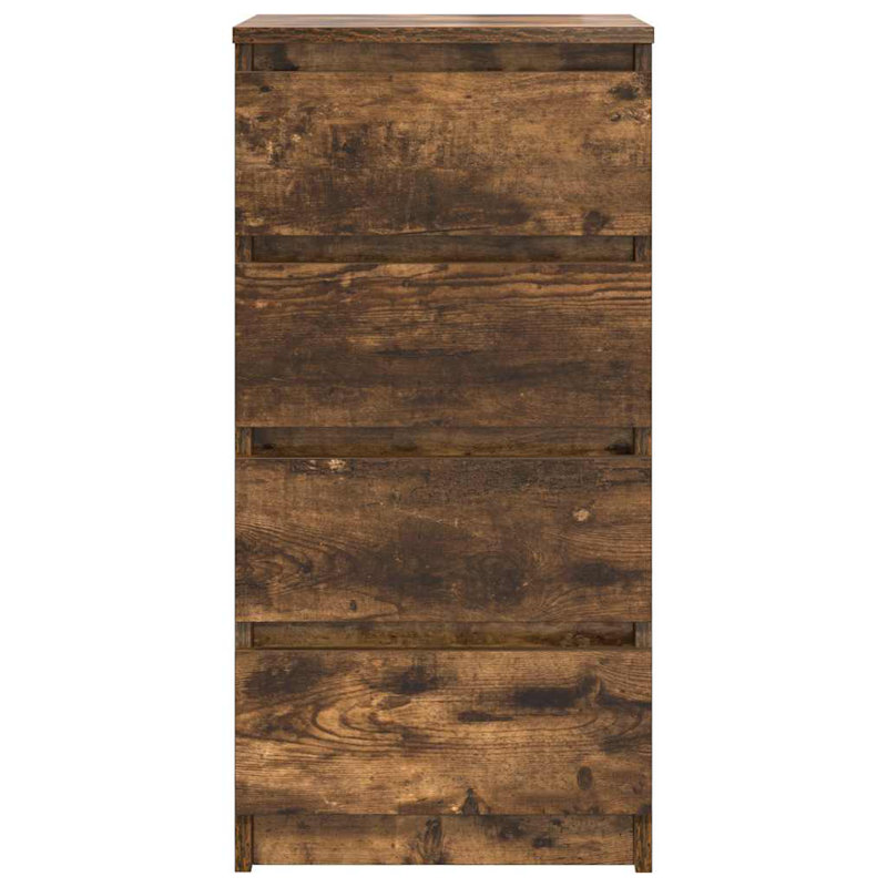 Sideboard 37.5X35x76 Cm Engineered Wood, Smoked Oak
