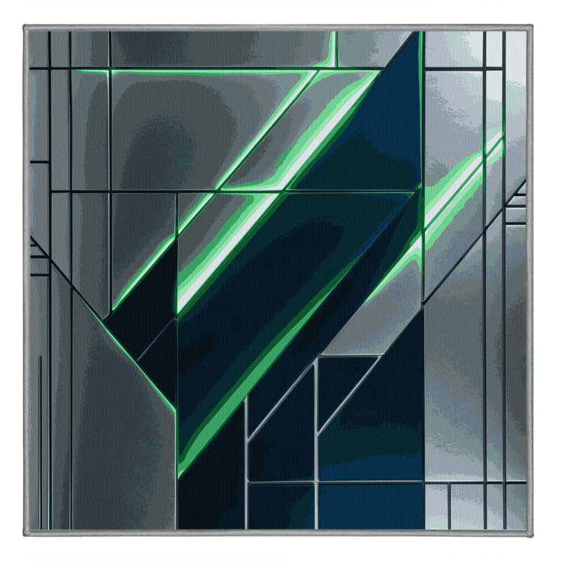 Astro Veil Rug, Square 6'