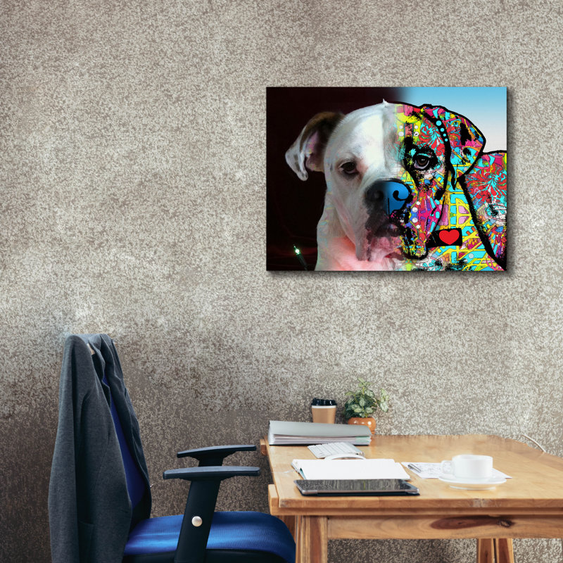 «Staci_Tank» par Dean Russo Studios, art mural sur toile, H 26 po x l 34 po x P 1,5 po