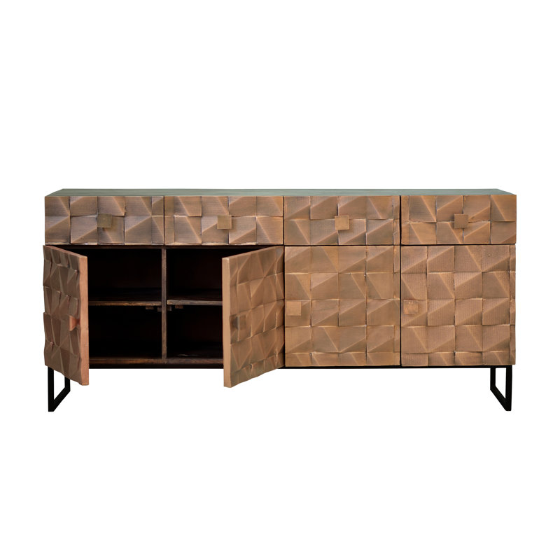 Cothern 170Cm Wide 4 Drawer Sideboard