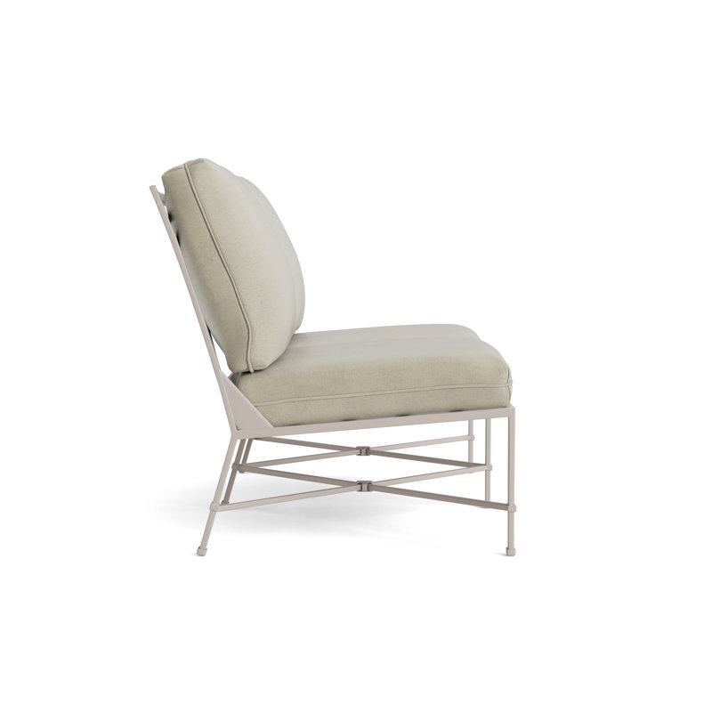Venetian Outdoor 2 - Seat Loveseat, Dove, Fusion Neptune