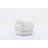 Velvet Fabric Ottoman Makeup Stool Footstool,White-841518542