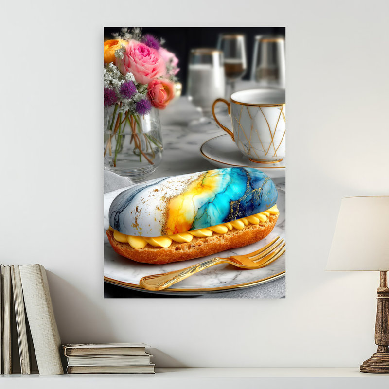 Art mural artistique Eclair Tea Time, H 24 po x l 16 po