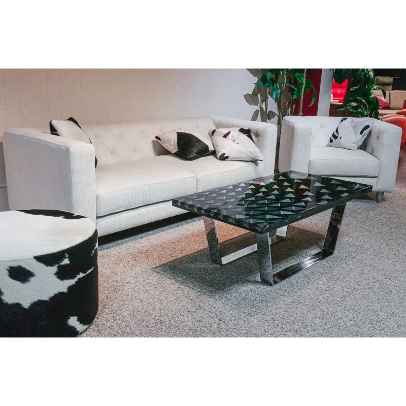 Coffee Table, Green, 18'' H x 47.2'' L x 23.6'' W