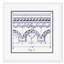 White RCP & Blue Figure 7 Framed