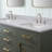 60'' Engineered Stone Double Bathroom Vanity Top with Sink – For Vanity Replacement, No Cabinet