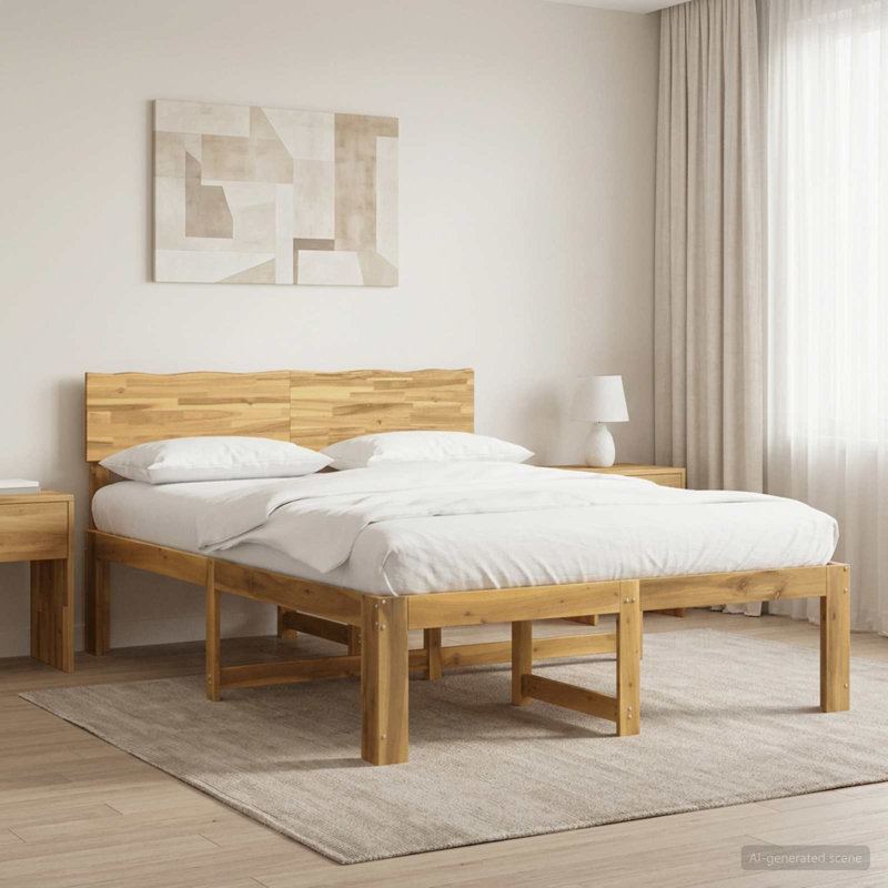 Bed, Double (4'6), White