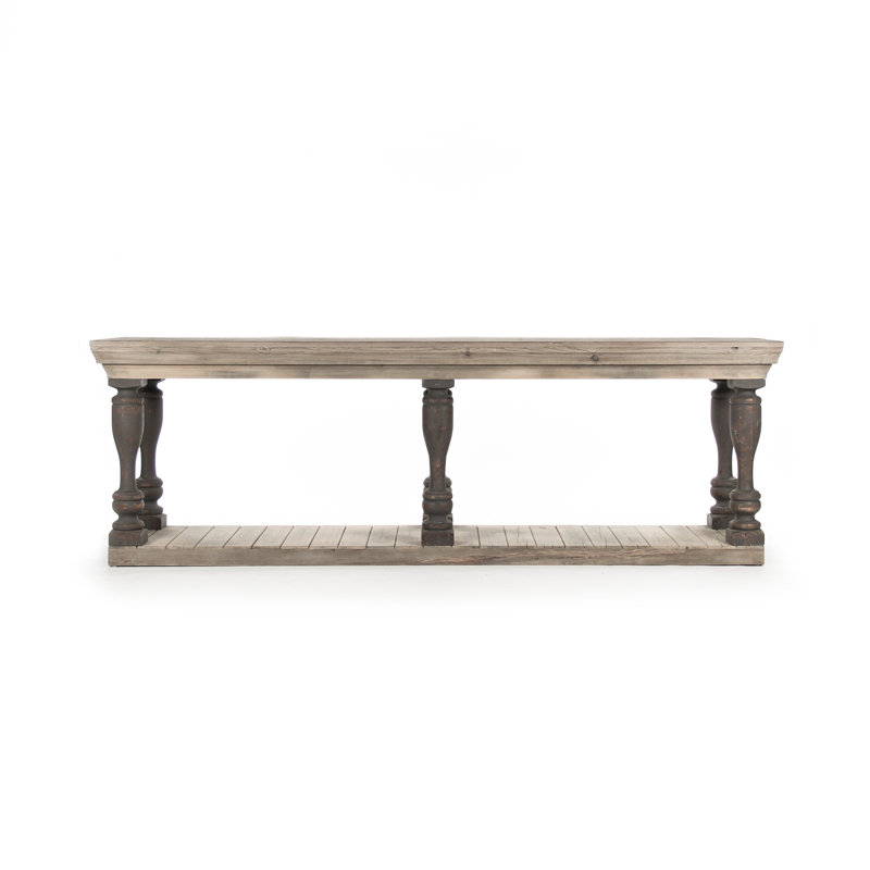 Bartek 94.5'' W Solid Wood Console Table