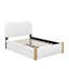 Lit plateforme double avec lit gigogne