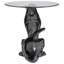 Table de bout noire Figurine Jaguar