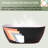 59'' x 30'' Freestanding Soaking Acrylic Bathtub