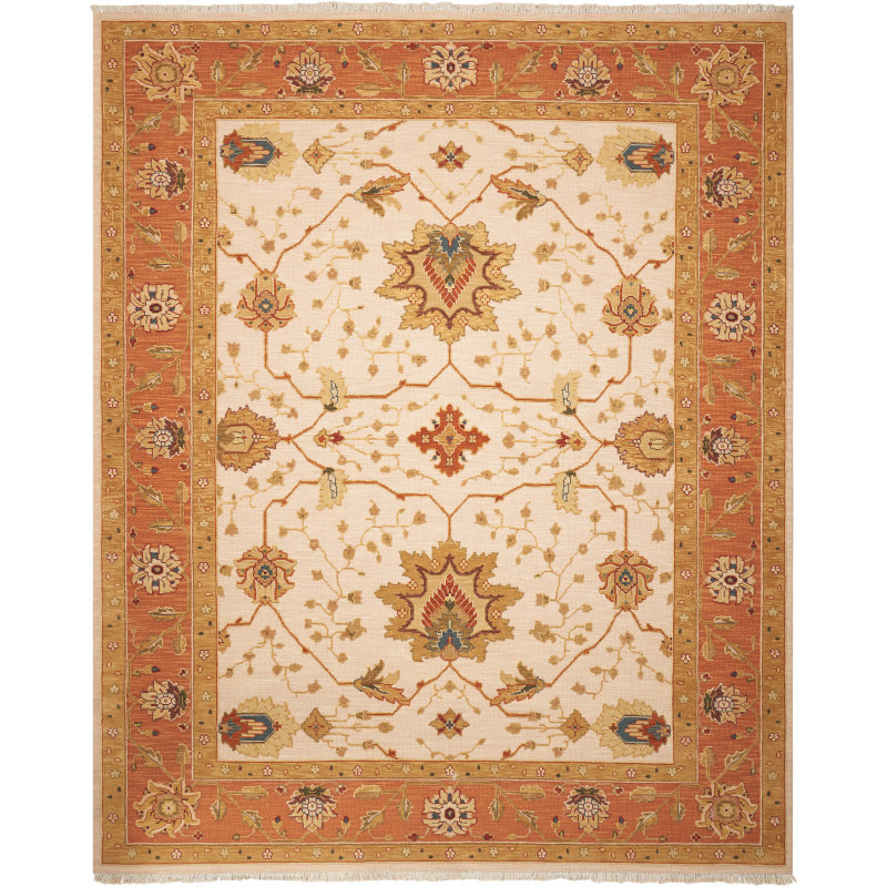 Burnham Wool Oriental Indoor Rug, Rectangle 7'10" x 9'10"