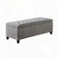 Banc de rangement capitonné à fermeture douce-1224593165