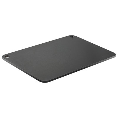 Pierre à cuisson en acier au carbone de 3/8 po d'épaisseur, 20 po x 14 po, pré-assaisonnée, haute conductivité, robuste, trou pour le pouce pour une plaque de transport rapide et facile, surface lisse, four idéal