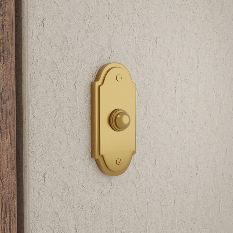 Brass Push Button Doorbell