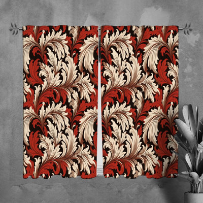Paire de rideaux obscurcissant en polyester Mikinley